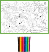 My Colouring Mat Jungle Theme - EKT3564